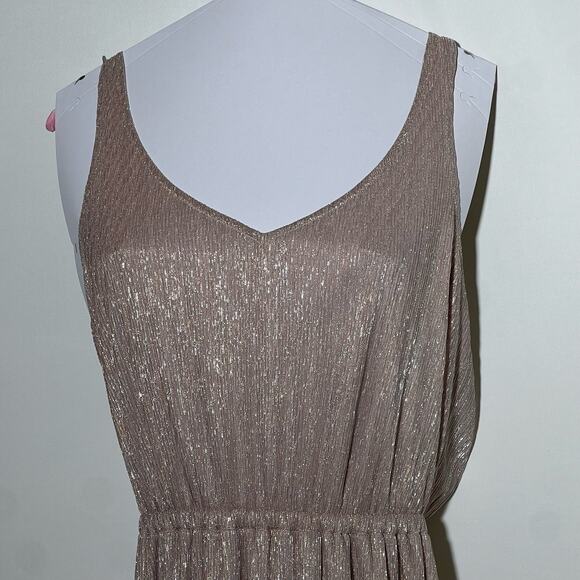 Show Me Your Mumu Kendall Maxi Dress Blush Pink Fairy Girlcore Size M Sparkle - Picture 9 of 11
